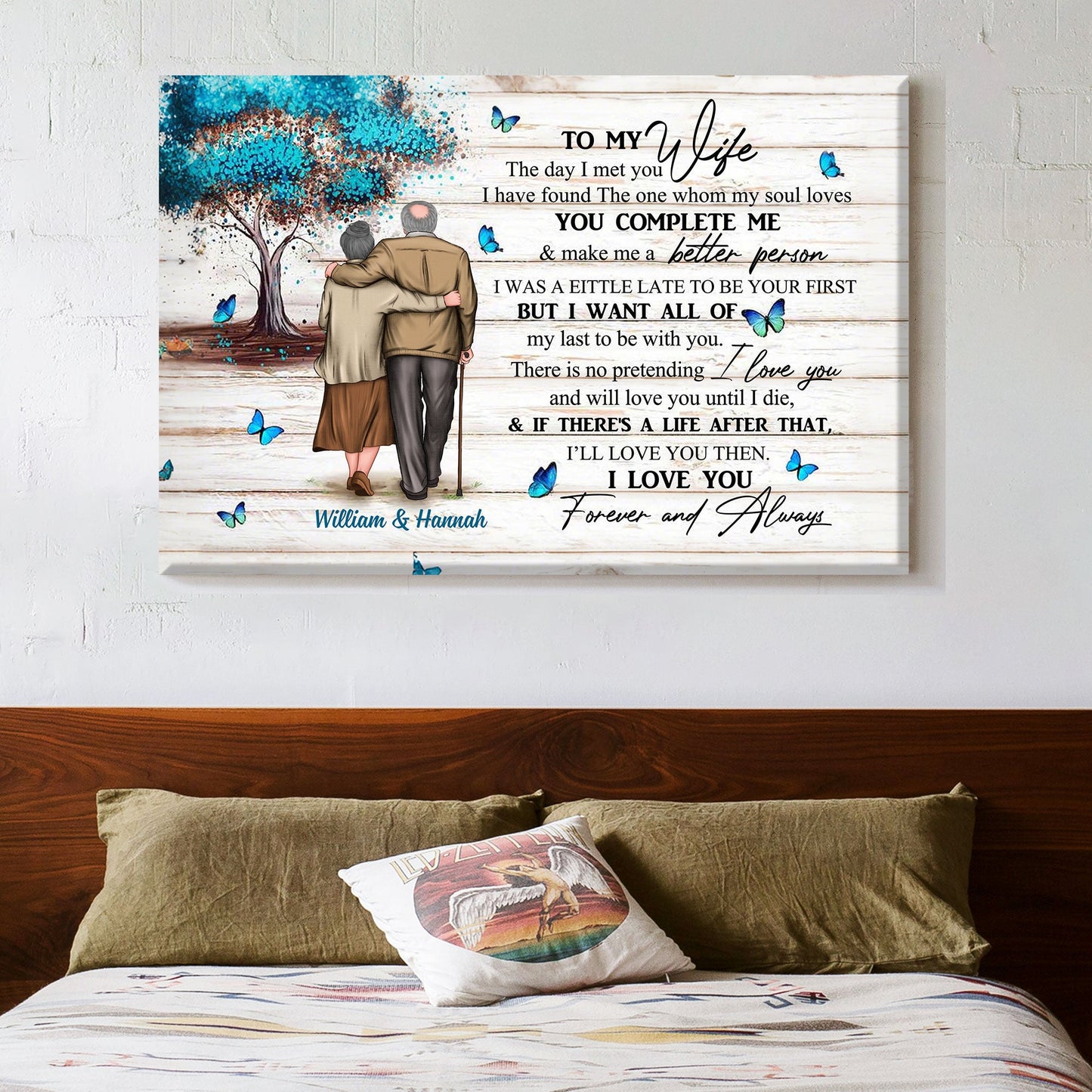 Exclusive Husband & Wife Keepsake Poster - Cherishing Moments of Love