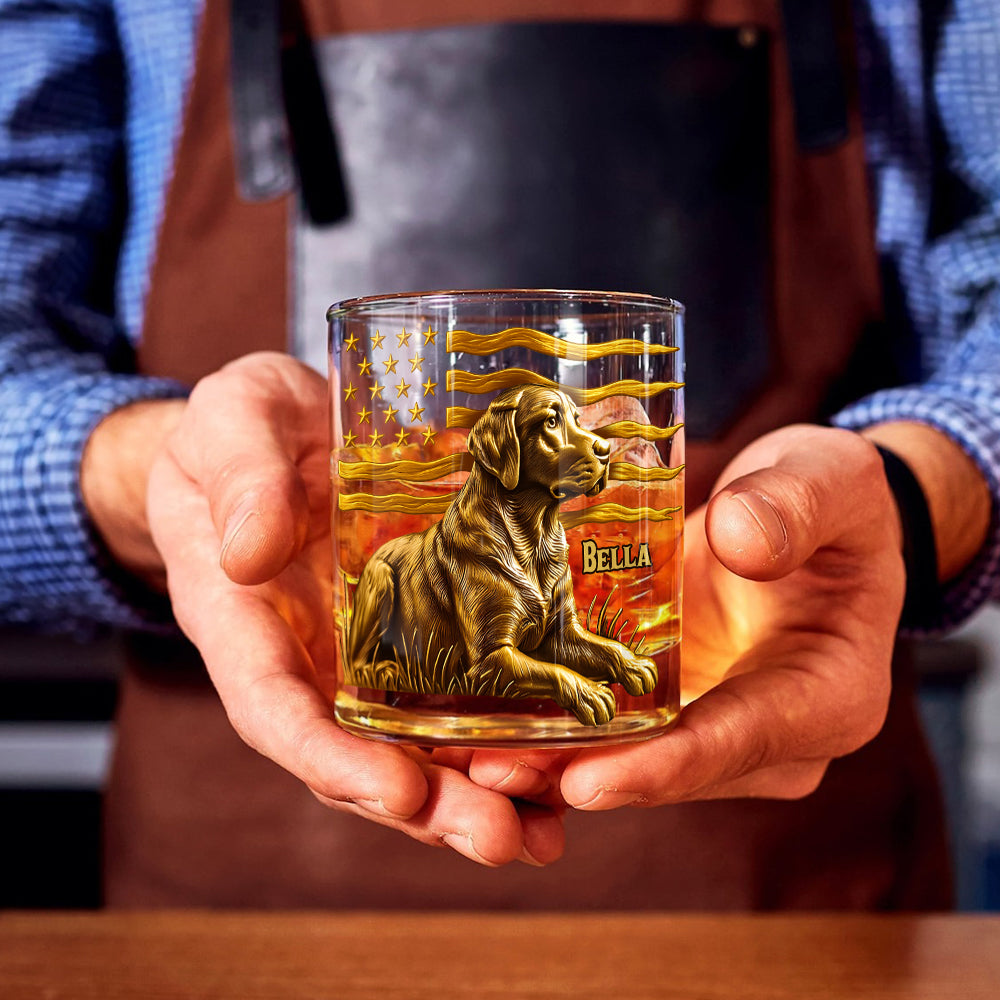 Any Dog Breeds, Gift For Dog Lovers - Personalized Dog Whiskey Glass