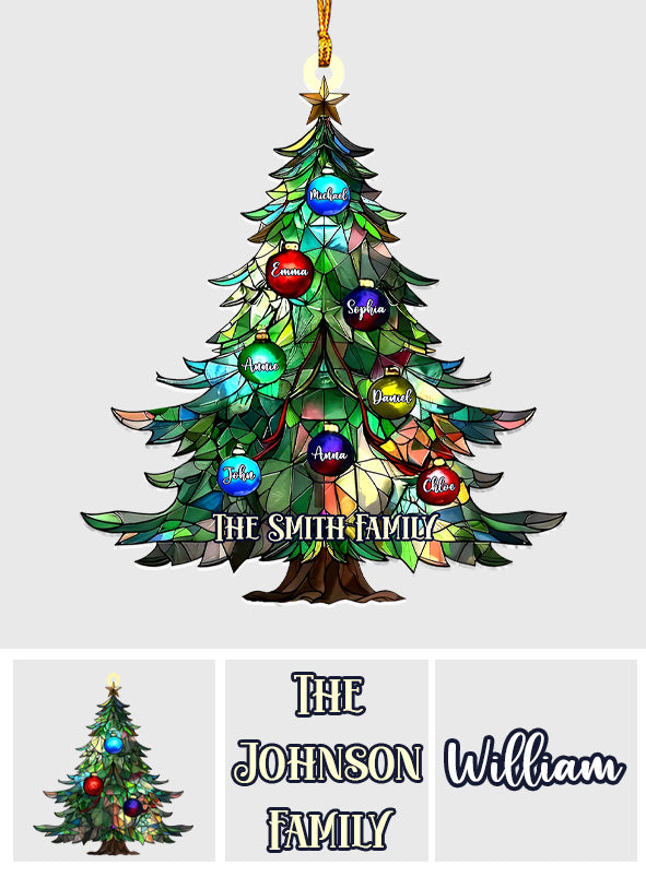 Family Christmas - Personalized Family Ornament