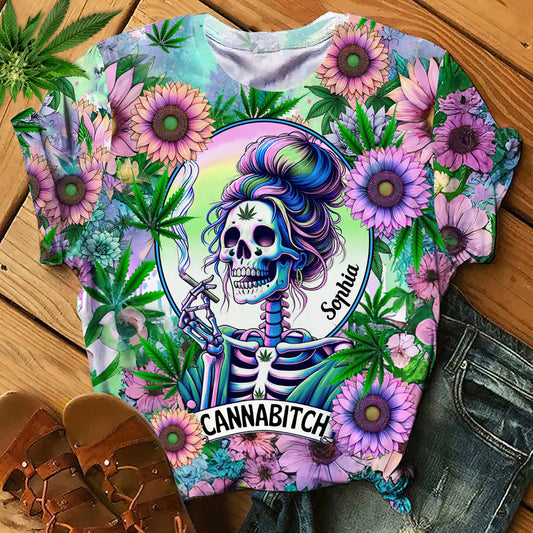 Cannabitch - Personalized Weed All Over Shirt