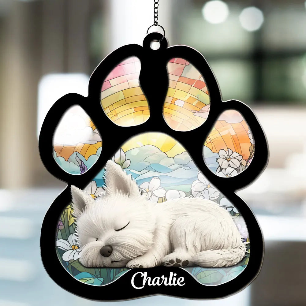A Girl And Her Beautiful Memory - Personalized Custom Suncatcher