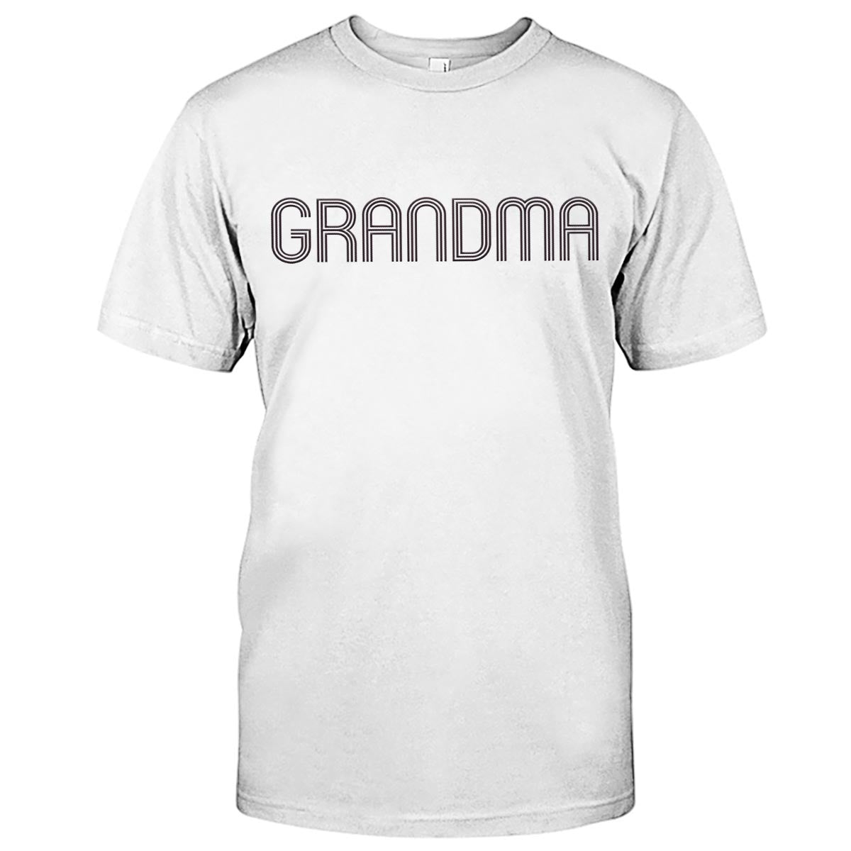 Custom Name - Personalized Grandma Embroidered T-shirt