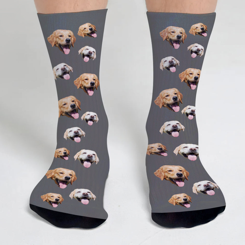 Custom Face - Personalized Dog Socks
