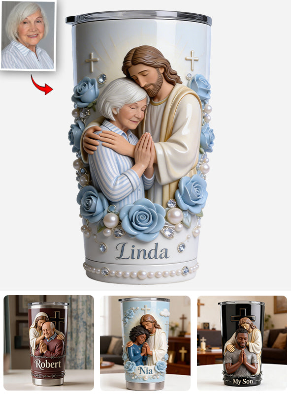 In His Arm - Personalized Christian Tumbler