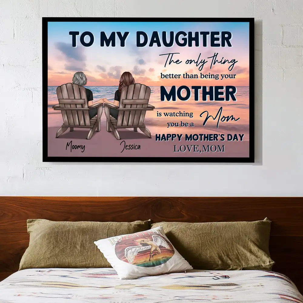 Custom Mother-Daughter Poster or Canvas Gift