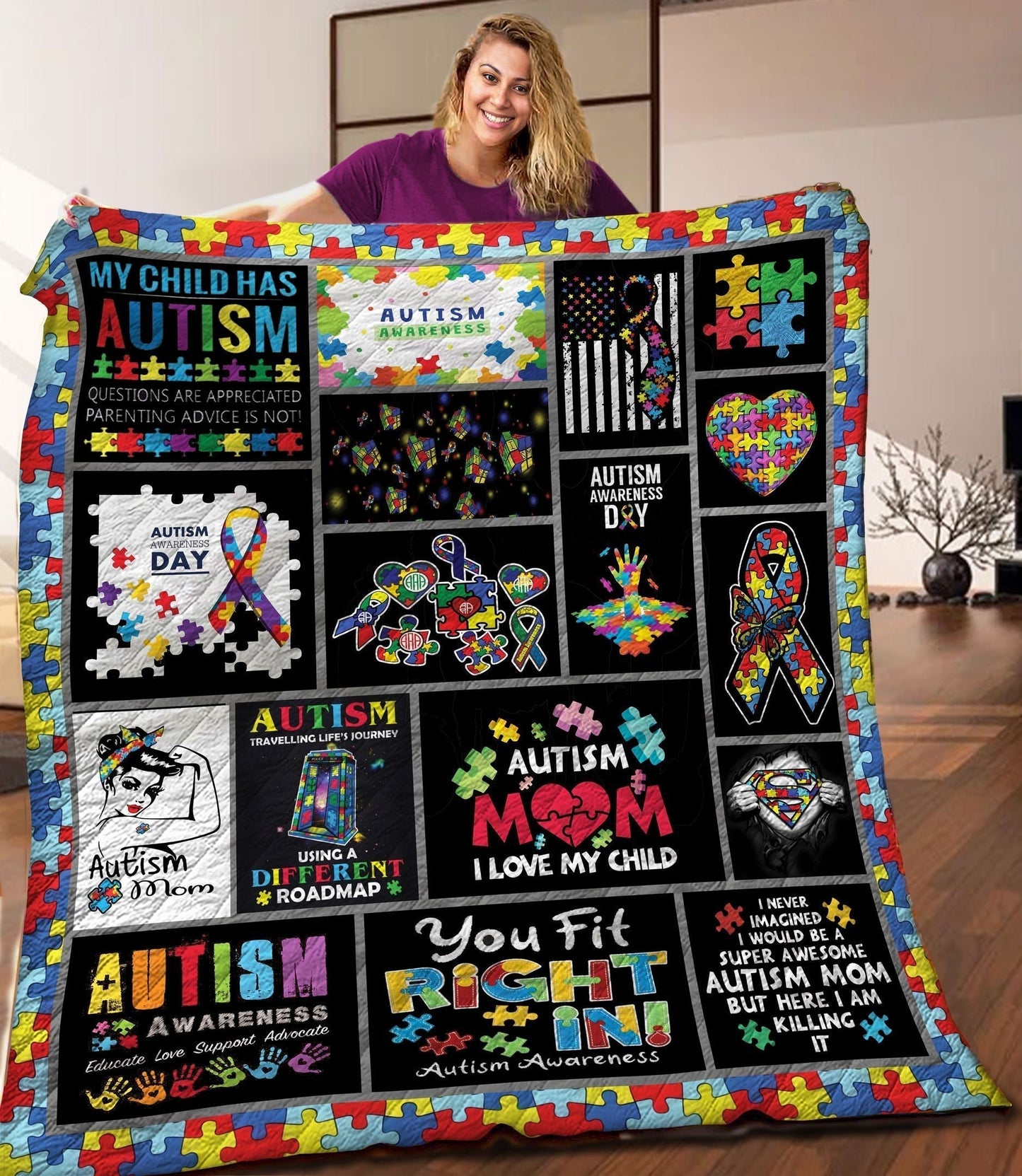 Autism Awareness Quilt 0921