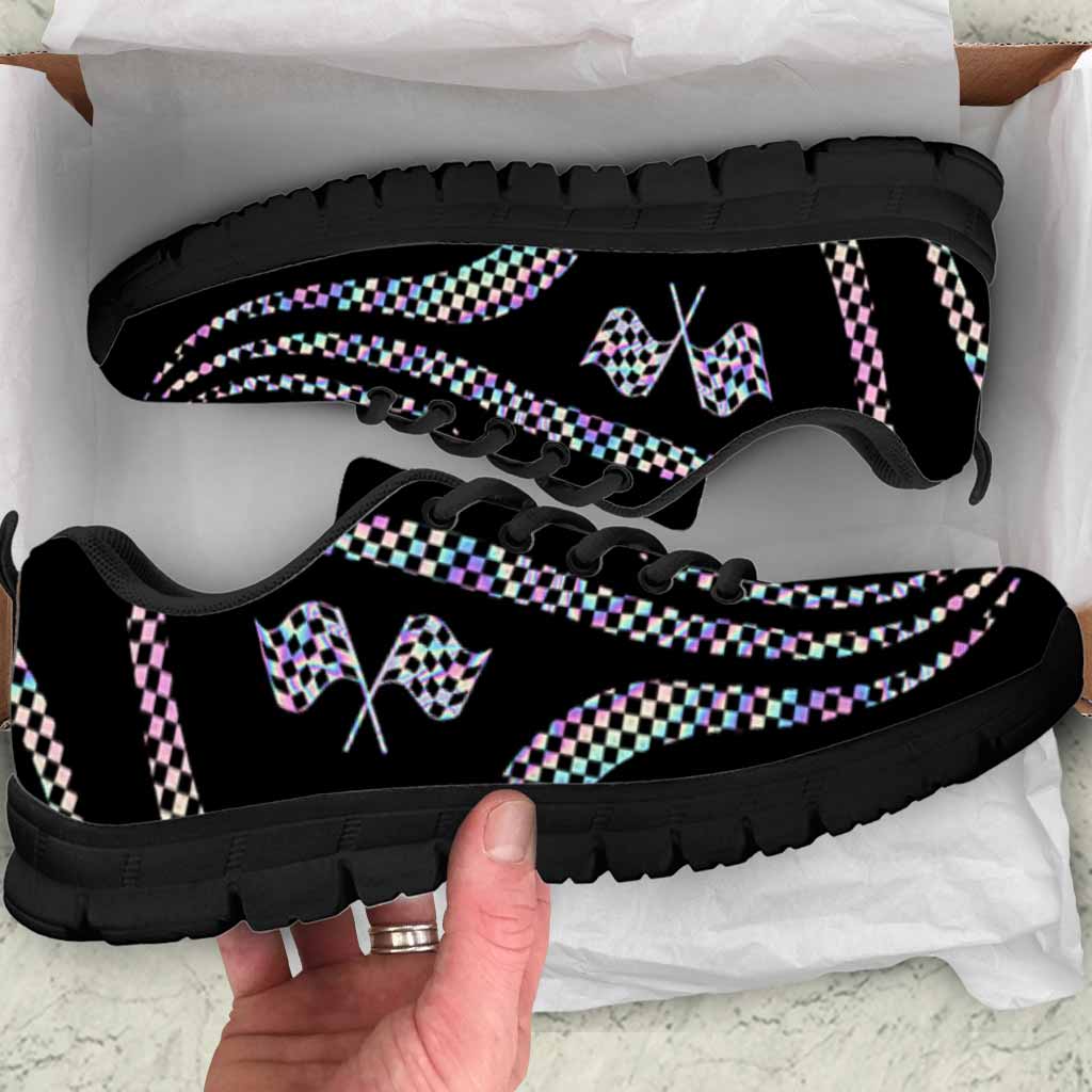 Just A Girl Who Loves Racing Sneakers