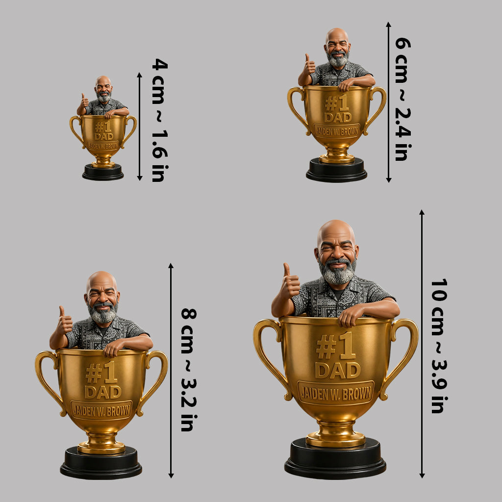 Custom Any Photo Best Papa/Dad/Uncle - Personalized Father Premium 3D Figurine