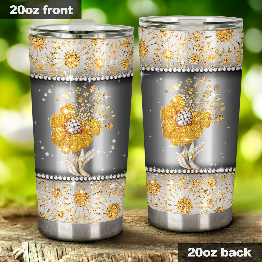 Accept Understand Love Autism Awareness Tumbler 0622