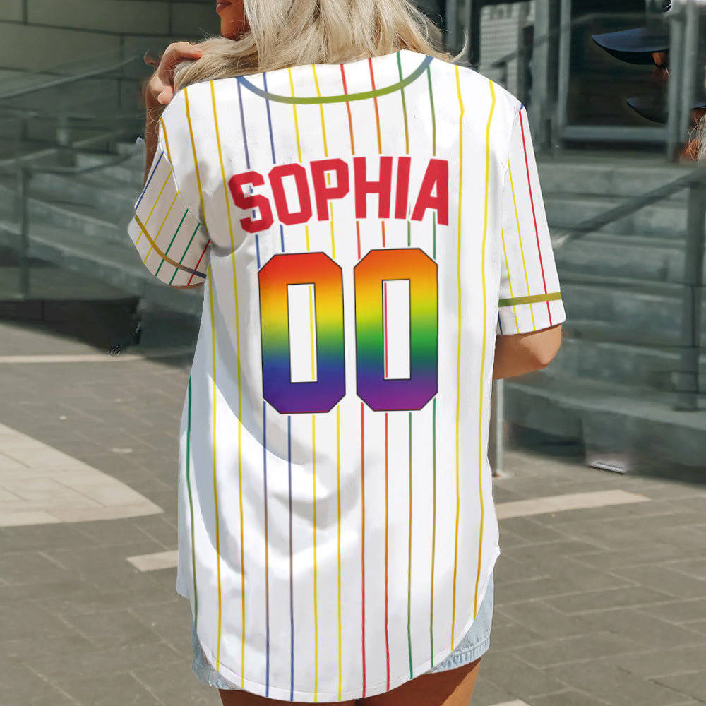Gay Right - Personalized LGBT Support Baseball Jersey