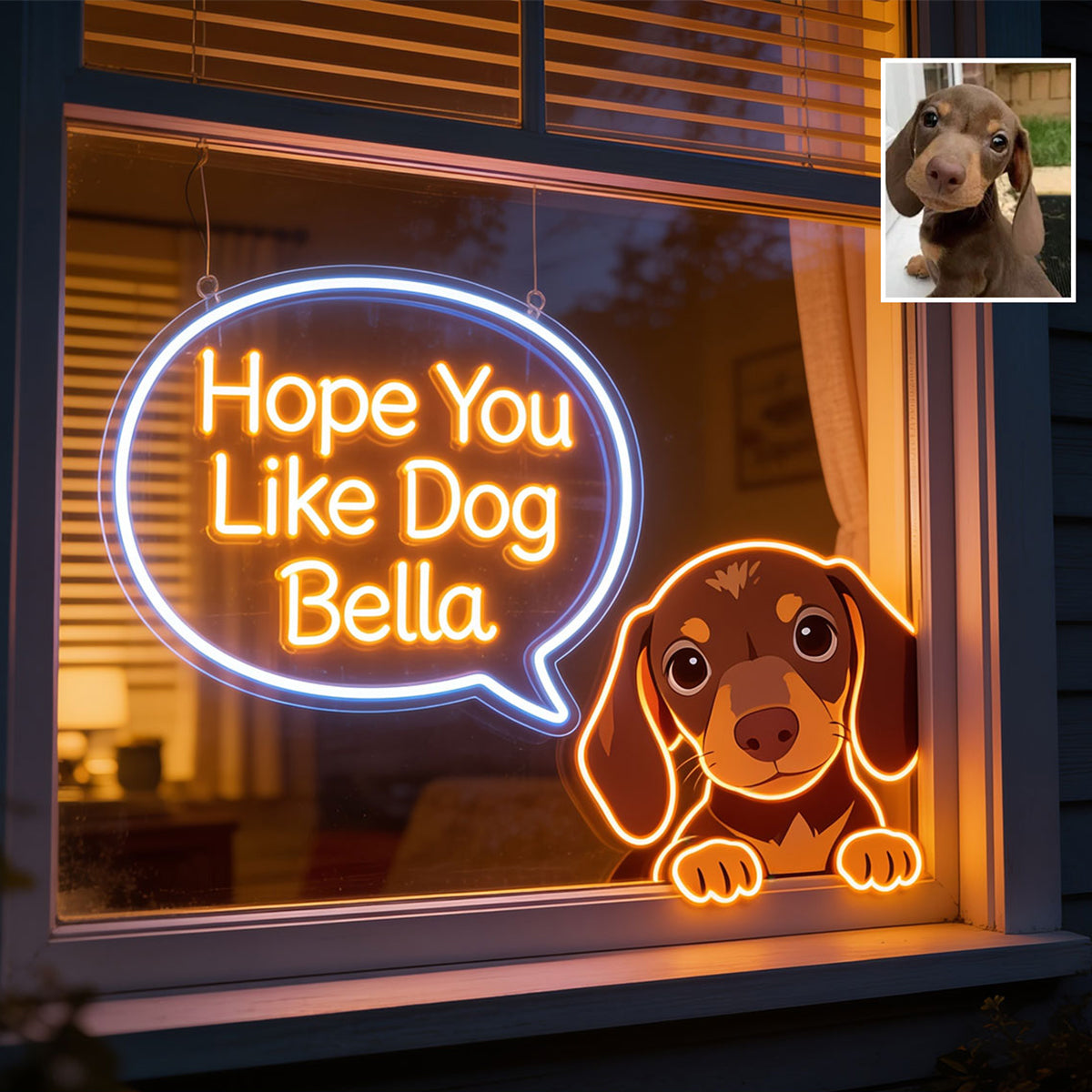 Custom Neon Light For Pet Owners - Personalized Dog Neon LED Light Sign