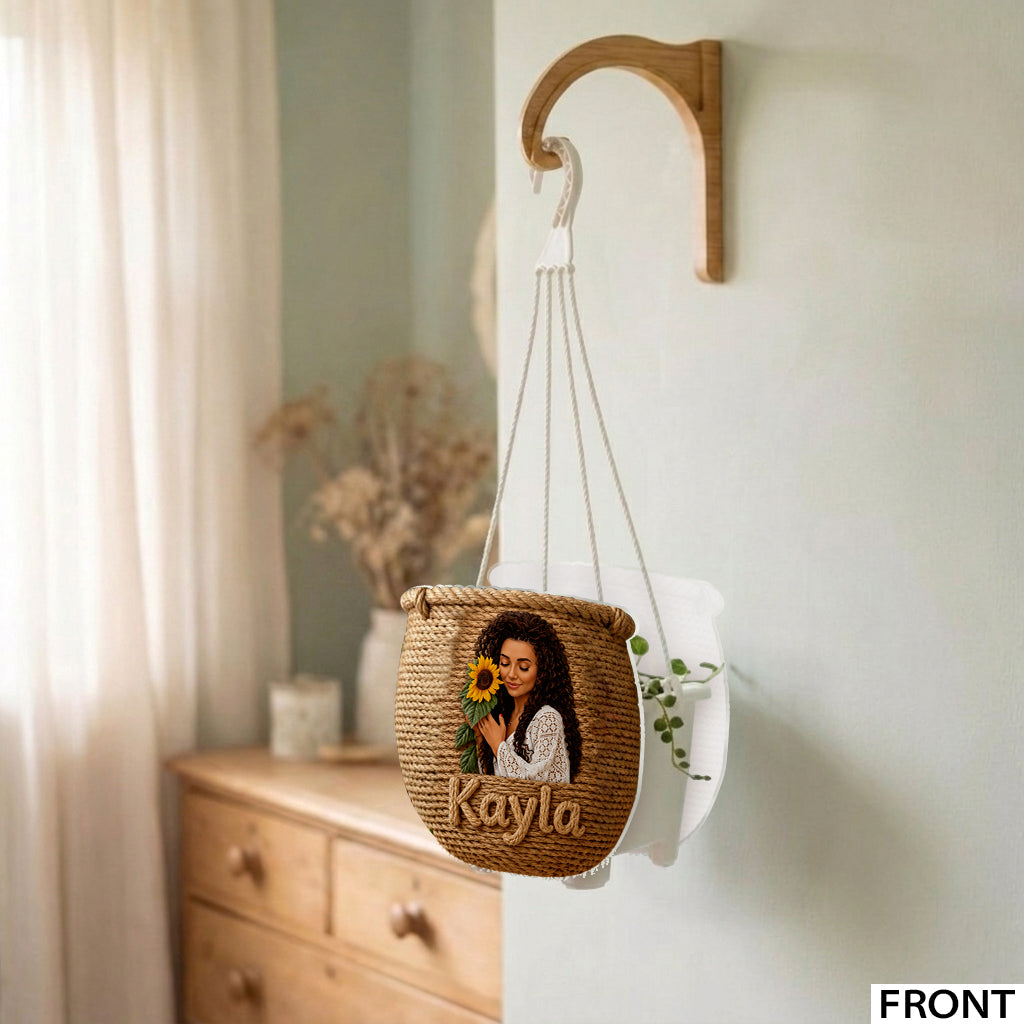 Flower Child - Personalized Hippie Hanging Pot
