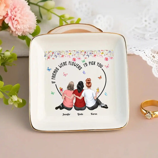 Personalized Jewelry Dish Gift for Sister or Best Friend