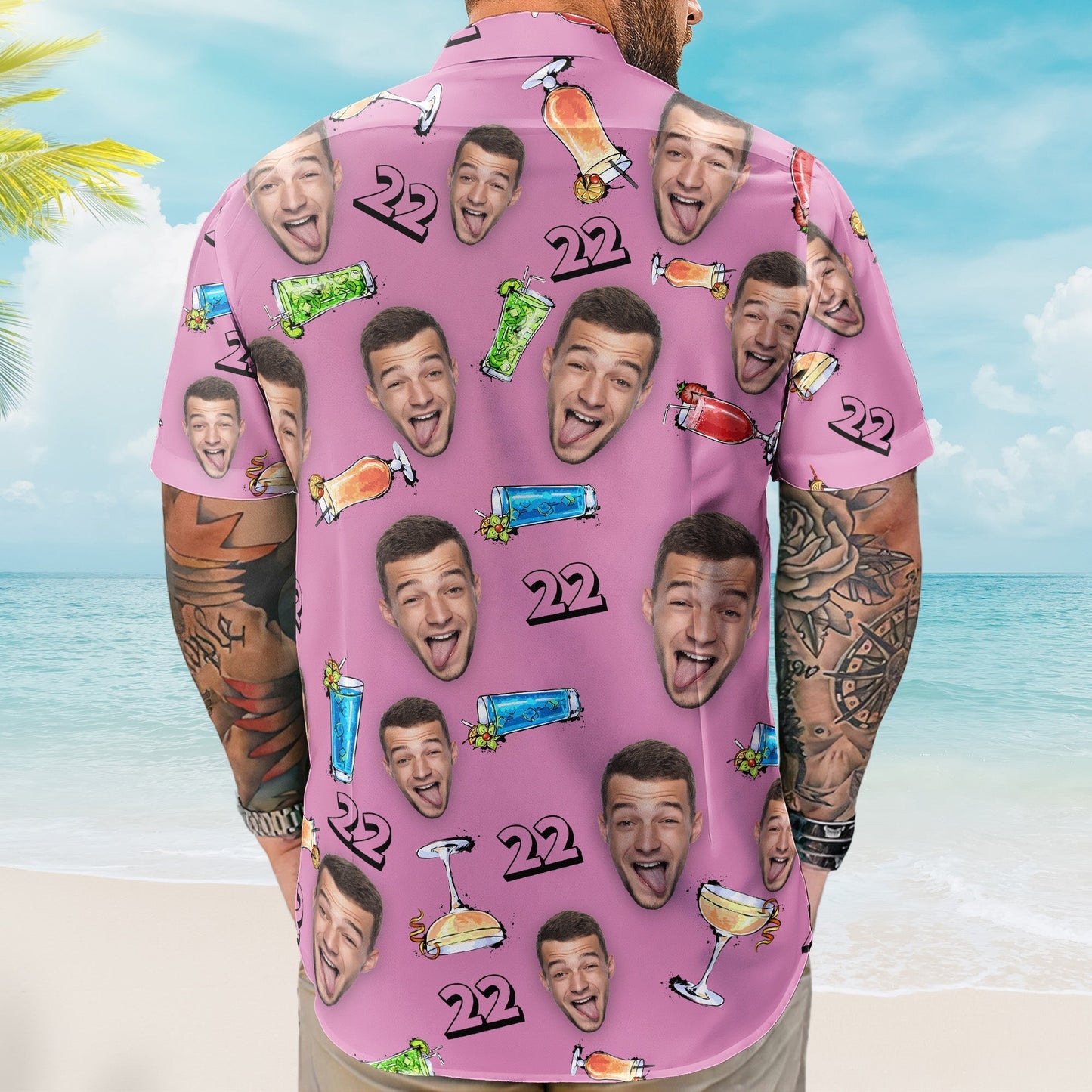 Hawaiian Shirt with Fun and Personalized Birthday Design – The Perfect Gift for Your Loved One