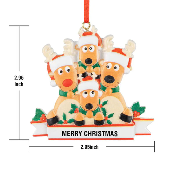 Any Family Name - Personalized Family Gift Ornament