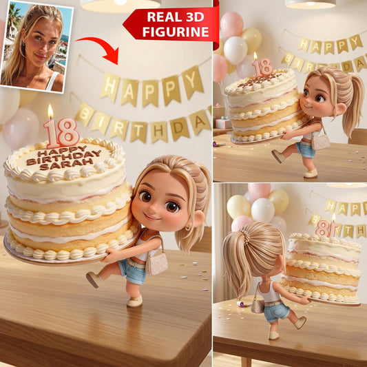 Custom Any Photo - Personalized Birthday Premium 3D Figurine