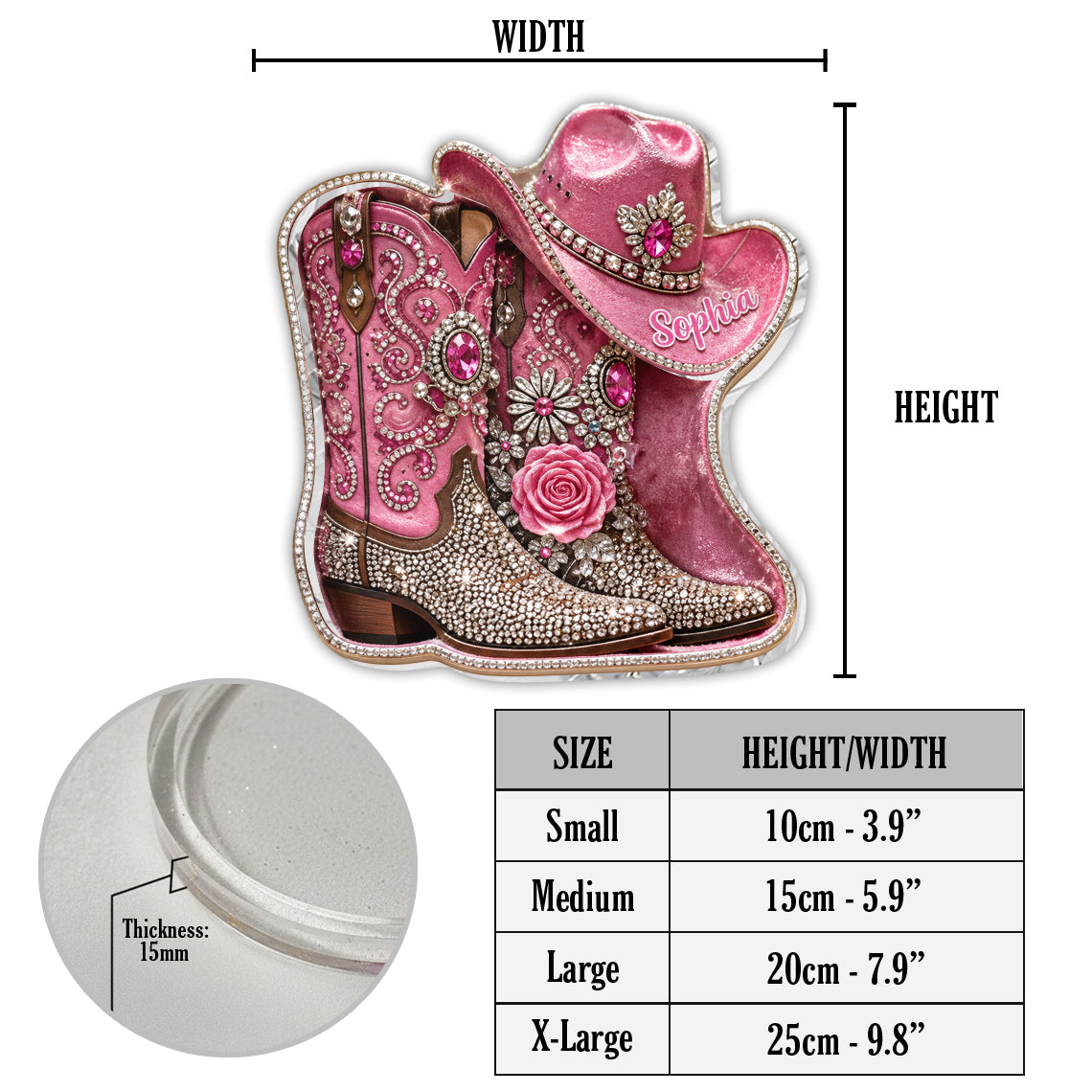 Cowgirl Spirit - Personalized Cowgirl Catch-All Tray