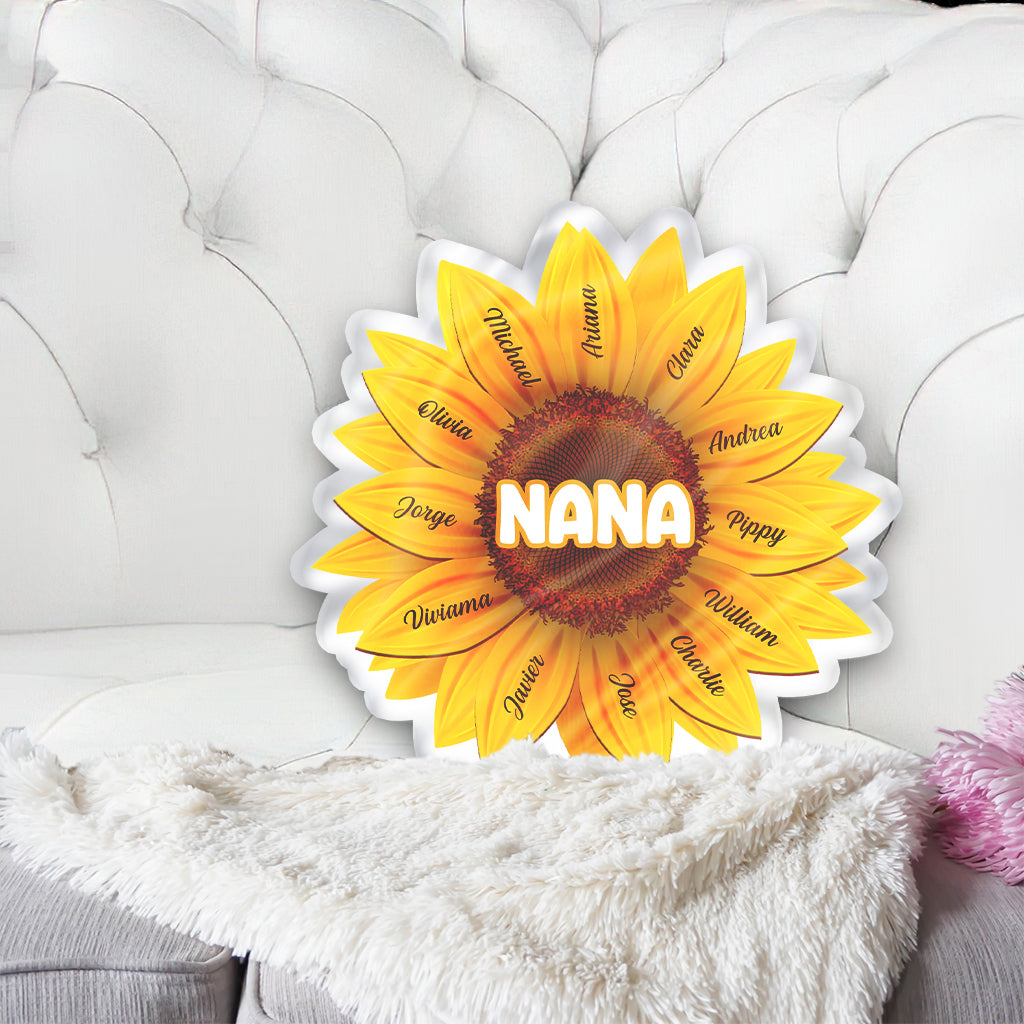 Best Grandma Ever - Personalized Grandma Shaped Pillow