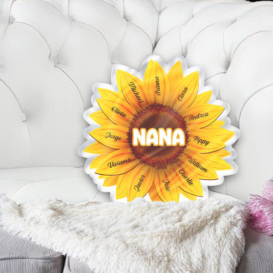 Best Grandma Ever - Personalized Grandma Shaped Pillow
