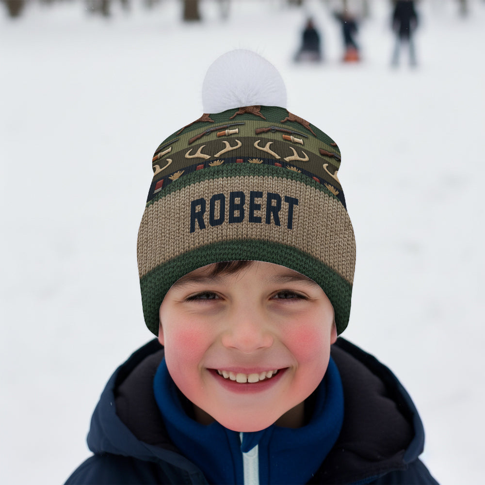 Deer Hunting Season - Personalized Hunting Beanie Hat