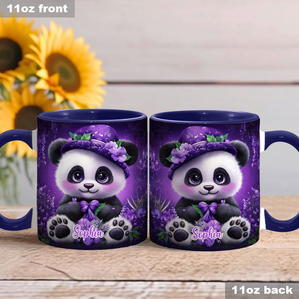 Cute Panda - Personalized Panda Lover Accent Mug