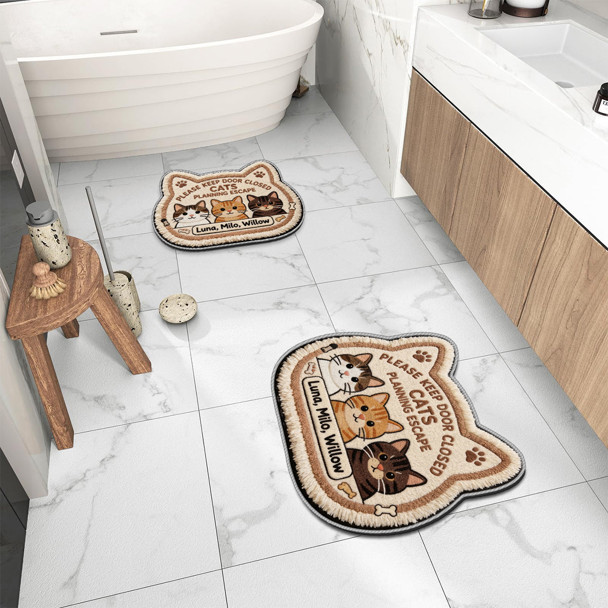 Custom Any Photo - Personalized Cat Non-Slip Tufted Rug