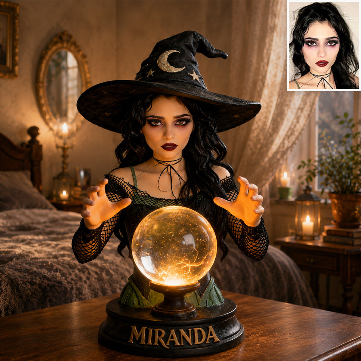 Light of Destiny - Personalized Witch Acrylic LED Night Light