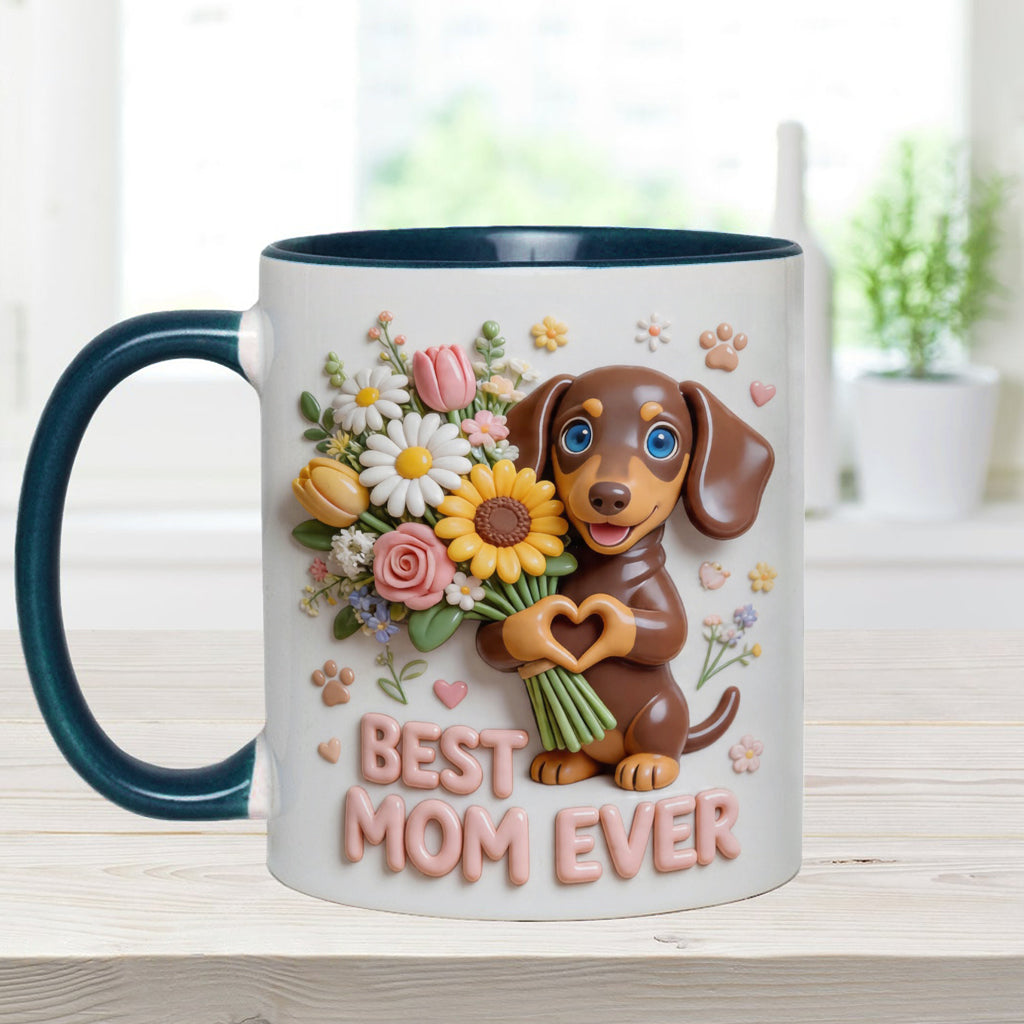 Custom Any Photo - Personalized Dog Accent Mug & Coaster