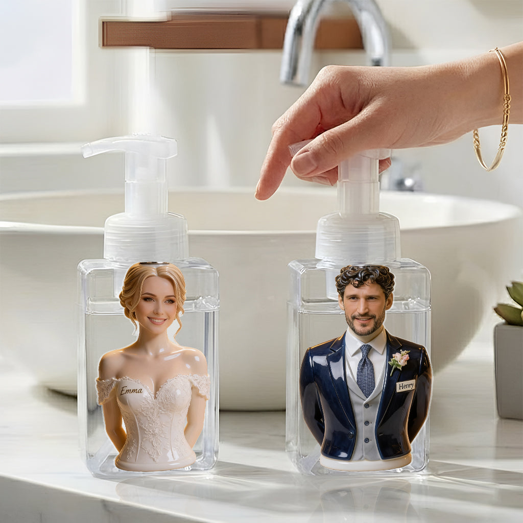 Happily Ever After - Personalized wedding anniversary Pump Dispenser