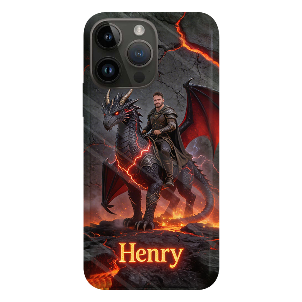 Flying With The Dragon - Personalized Dragon Full Print Phone Case