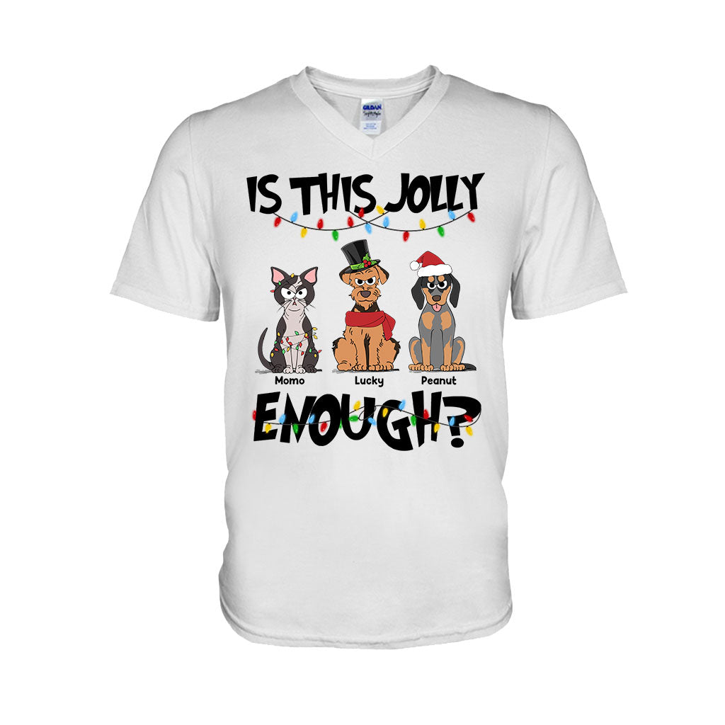 Is This Jolly Enough - Personalized Dog T-shirt And Hoodie
