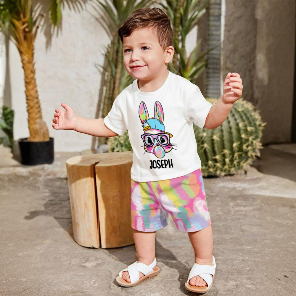 Easter kid - Personalized Easter Day Kid T-shirt & Shorts