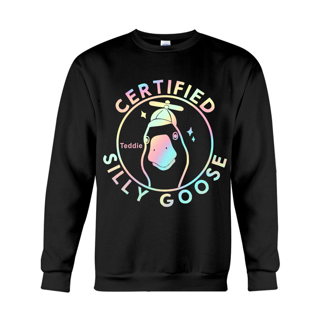Certified Silly Goose - Personalized Sarcasm T-shirt And Hoodie