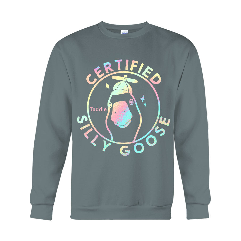 Certified Silly Goose - Personalized Sarcasm T-shirt And Hoodie