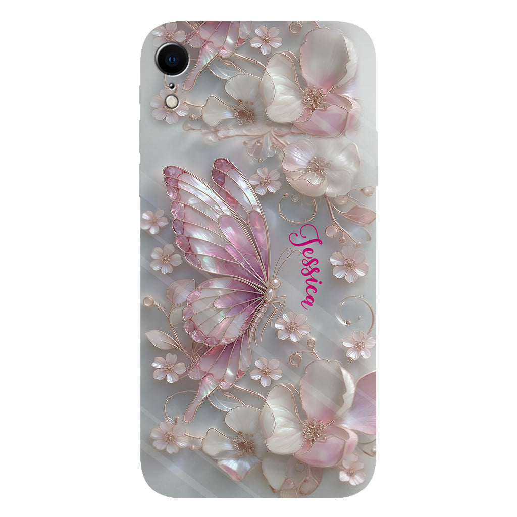 Love Butterflies - Personalized Butterfly Full Print Phone Case