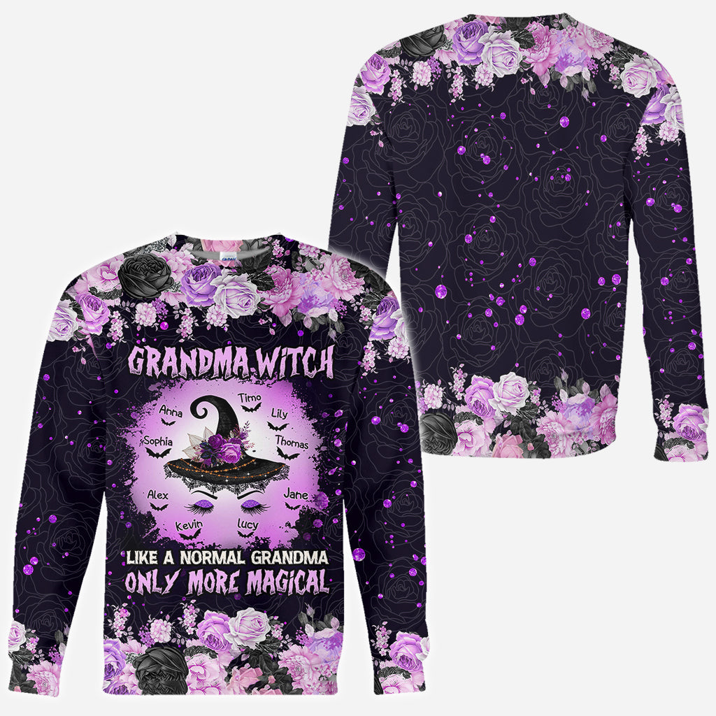 Grandma Witch - Personalized Grandma All Over Shirt