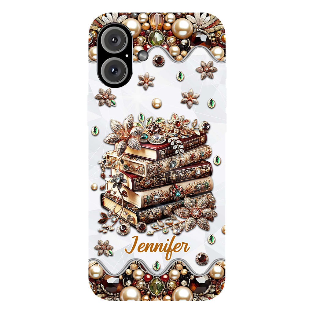 Just A Girl Who Loves Books - Personalized Book Full Print Phone Case