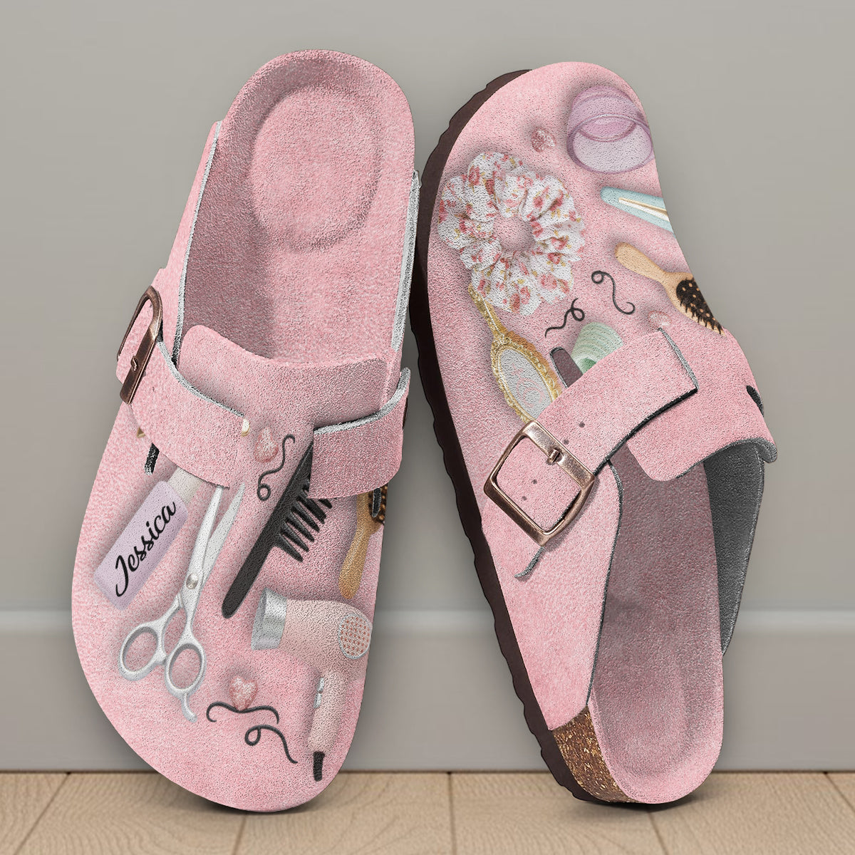 Hairdresser, Hair Stylist - Personalized Hairdresser Clogs With Arch Support