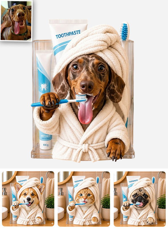 Cute Pet, Pet Lovers Gift - Personalized Dog Acrylic Pot