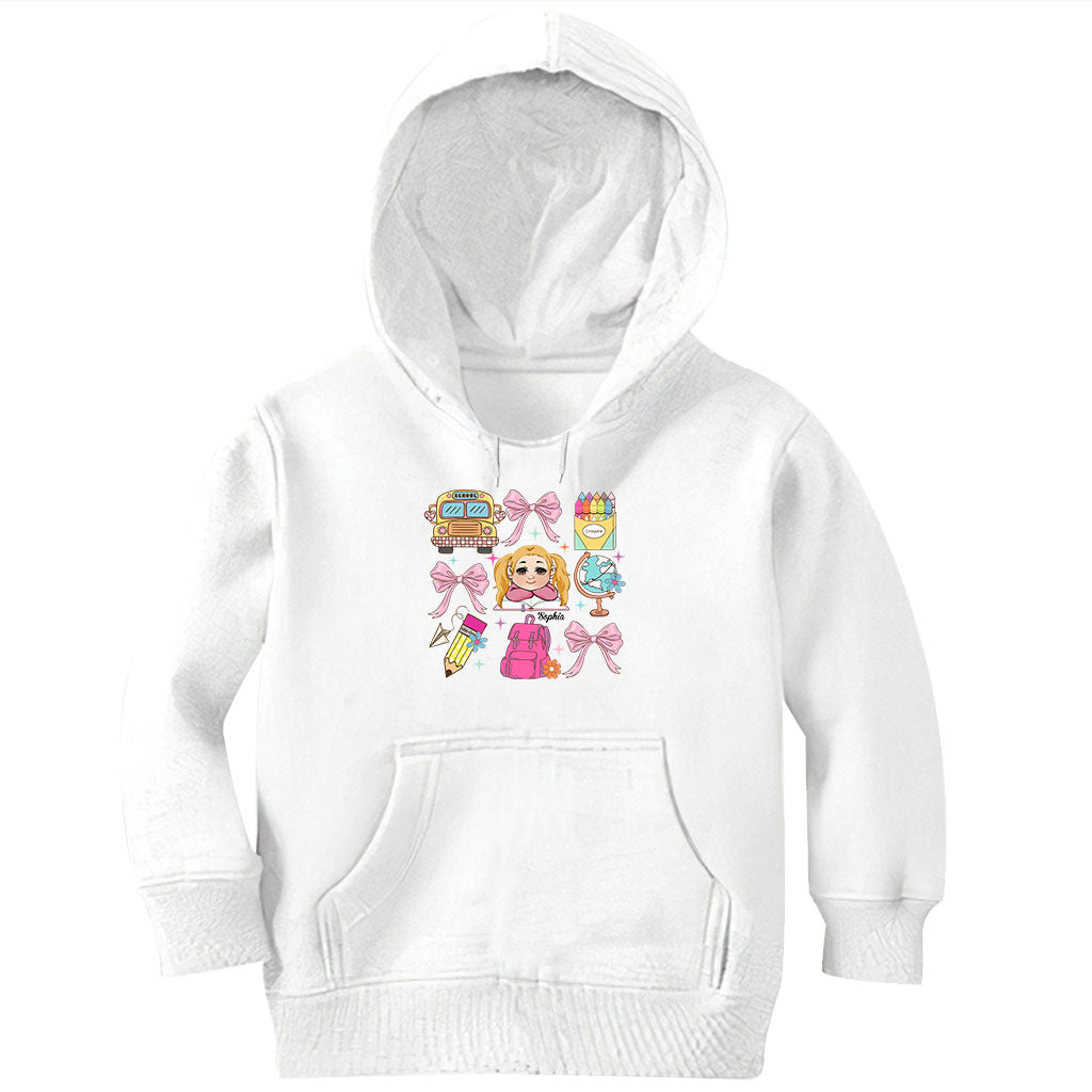 Back to School Coquette - Personalized Kid T-shirt And Hoodie