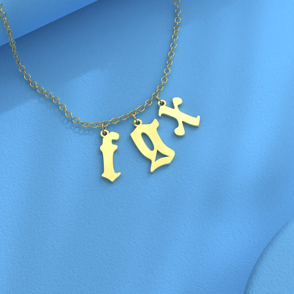 Any Letter - Personalized Initial Necklace