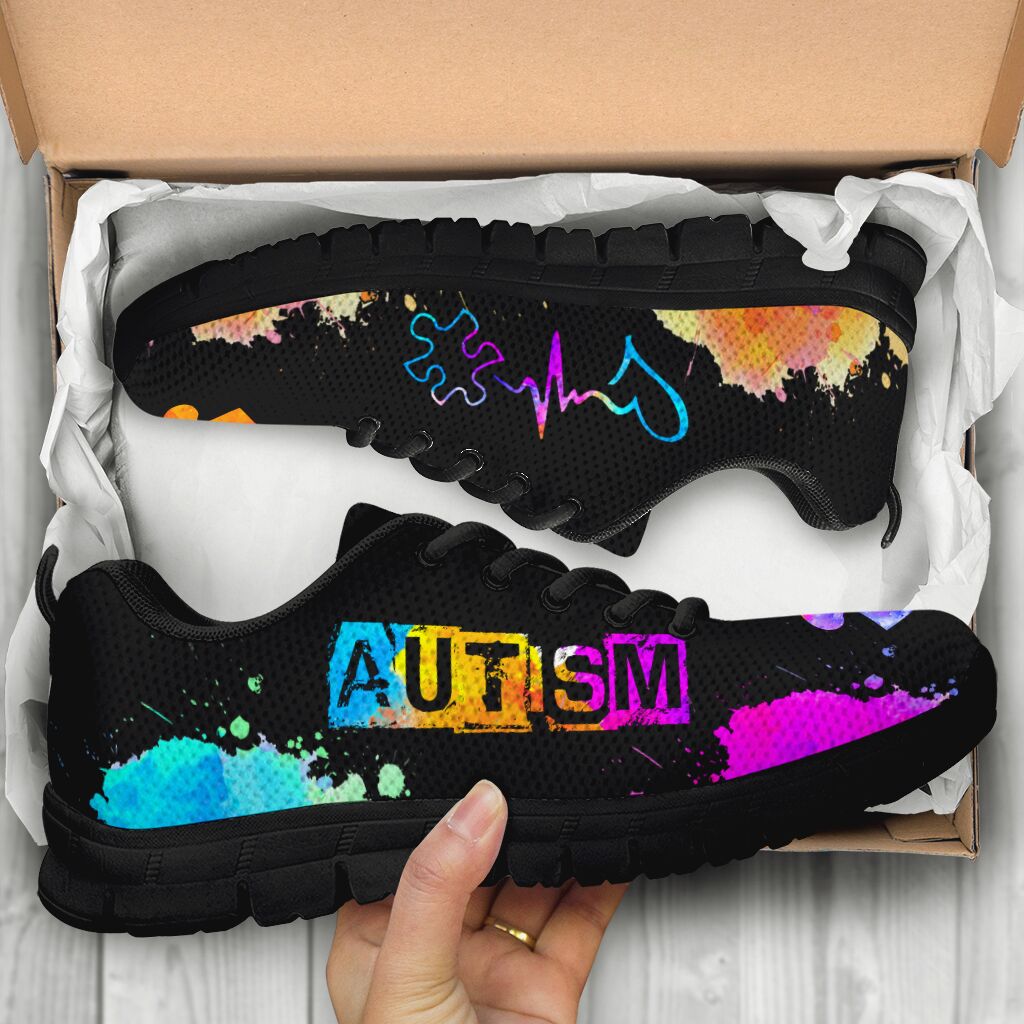 Colorful Autism Autism Awareness Sneakers 0622