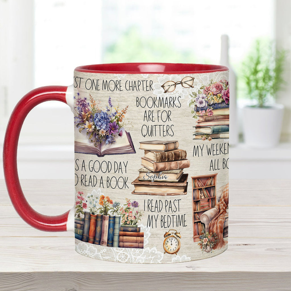 Just One More Chapter - Personalized Book Accent Mug