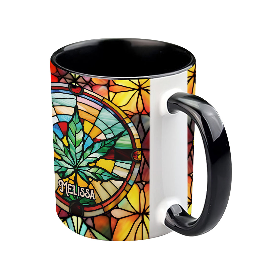 It's 420 somewhere - Personalized Weed Accent Mug