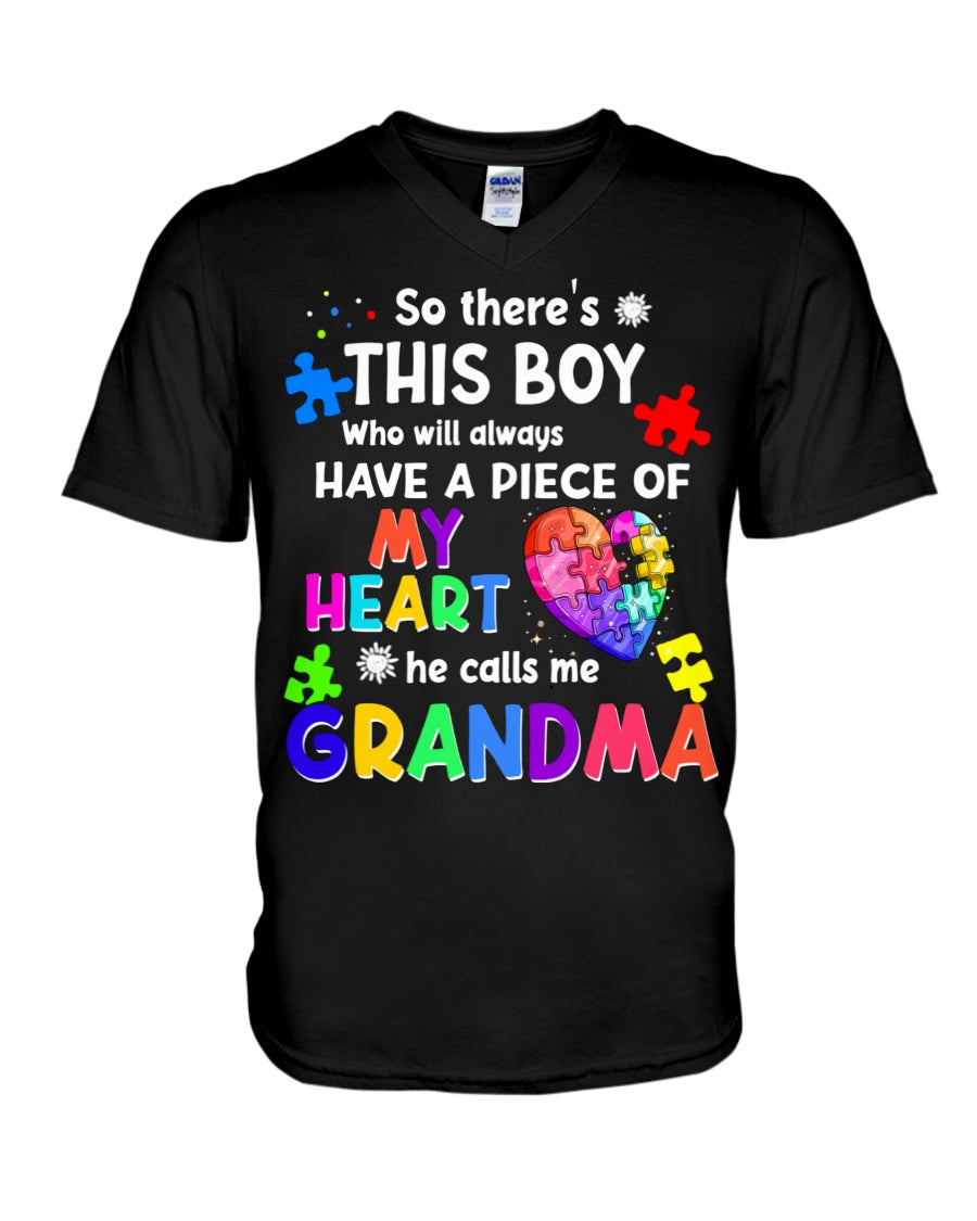 Autism Grandma - Autism Awareness T-shirt and Hoodie 0921