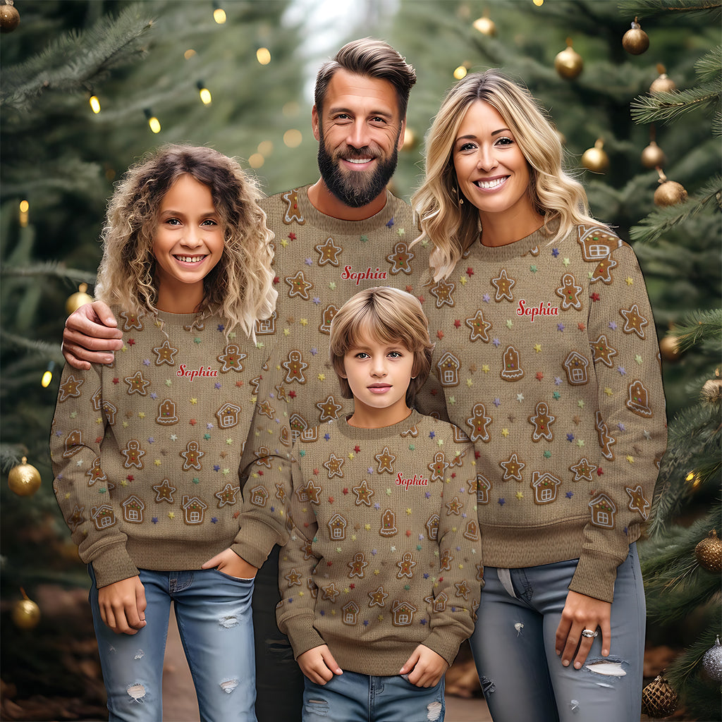 Holiday Spirit Knit - Personalized Christmas Ugly Sweater
