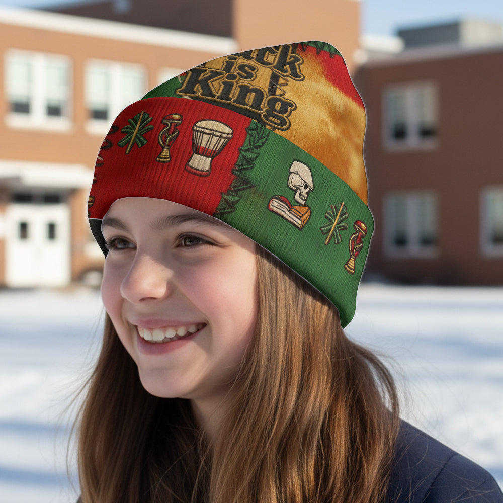 Black History Month - Personalized African American Beanie Hat