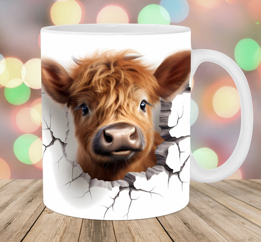 Funny Highland Cow Highland Cow Mug 0624