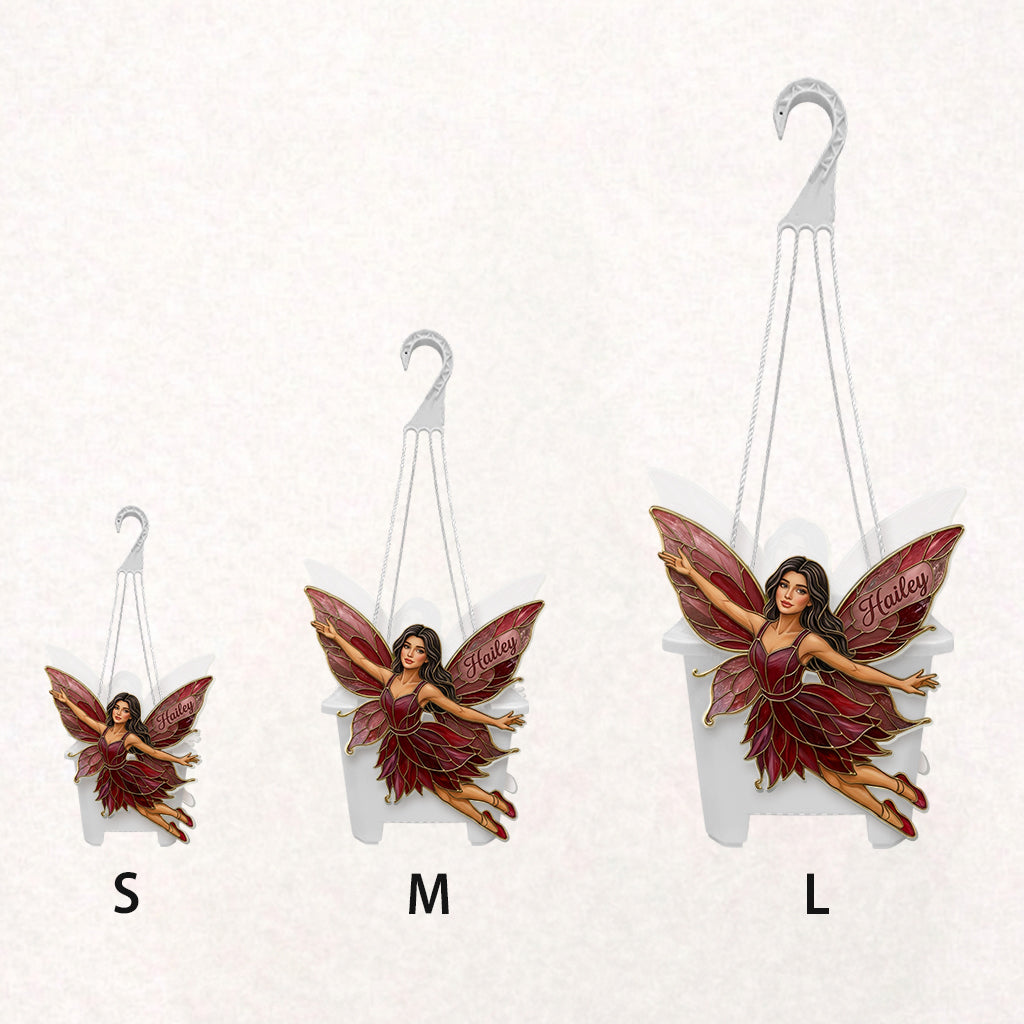 Custom Any Photo Garden Fairy - Personalized Gardening Hanging Pot