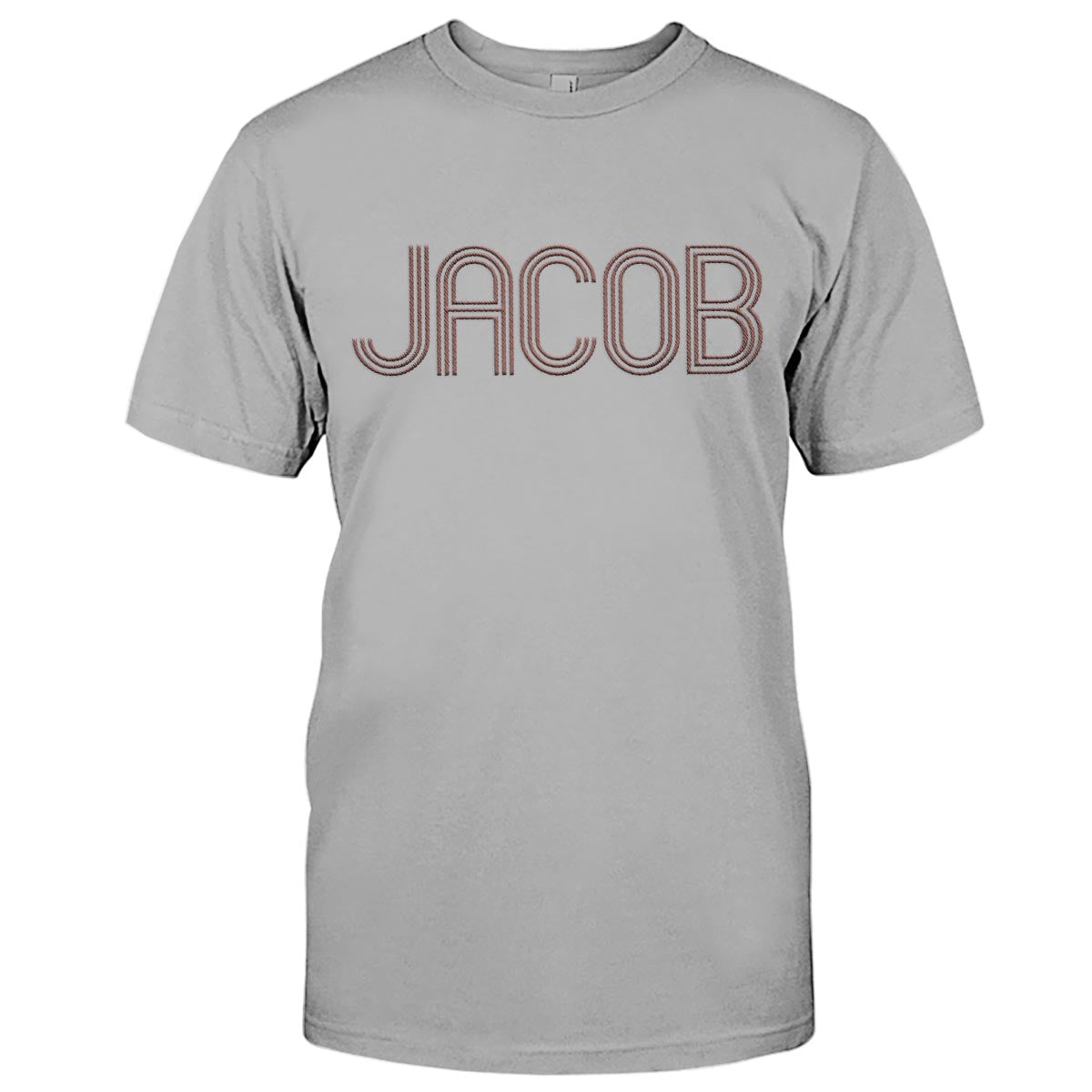 Custom Name - Personalized Step Dad Embroidered T-shirt